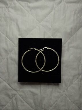 925 Sterling sliver Hoop Earrings